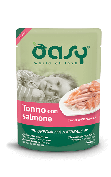 Oasy Specialità Naturale Tonno con Salmone 70 g Oasy Specialità Naturale Tonno con Salmone 70 g